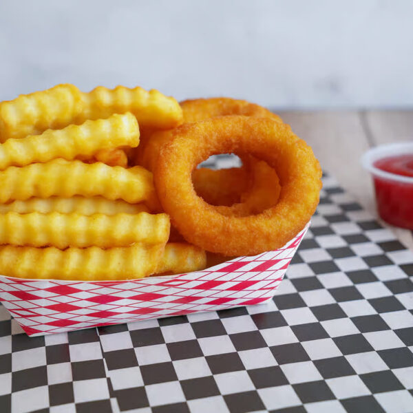 HALF FRIES HALF ONIONS