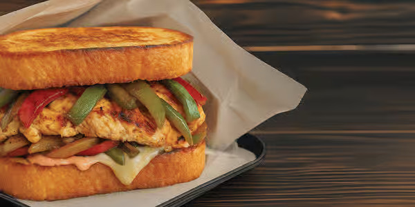 SPICY FAJITA CHICKEN SANDWICH